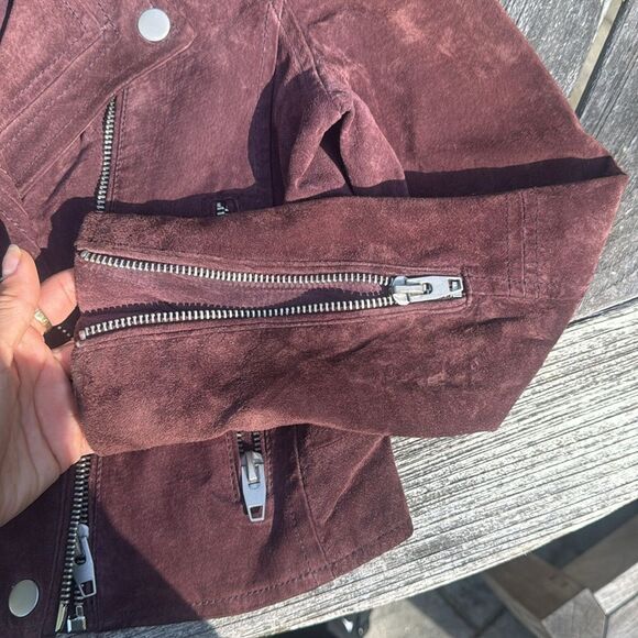 Blank NYC Suede Maroon Jacket - Picture 3 of 12